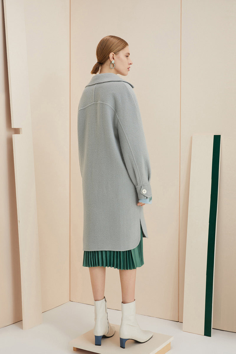 Lily - Manteau - Gris Bleu