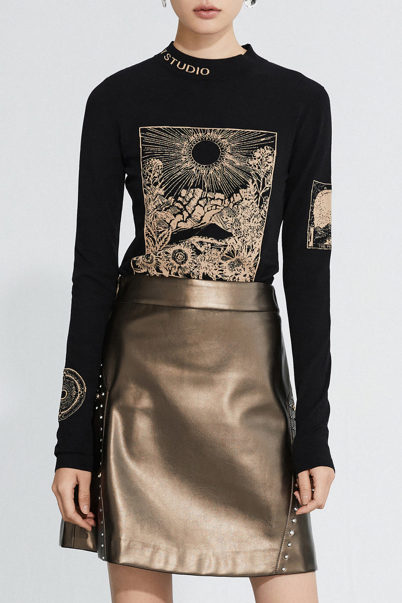 Lily - Jupe - Or Brun Clair