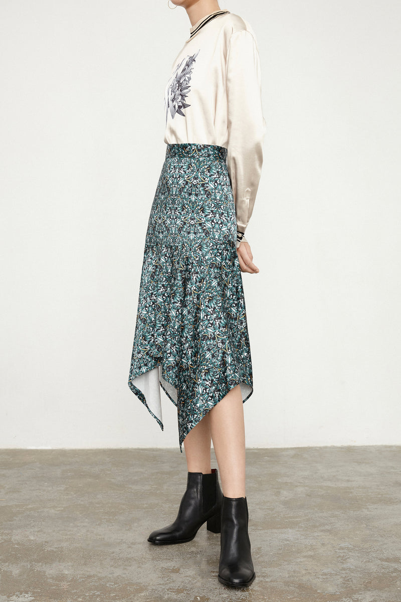 Lily - Jupe - Vert Noirâtre