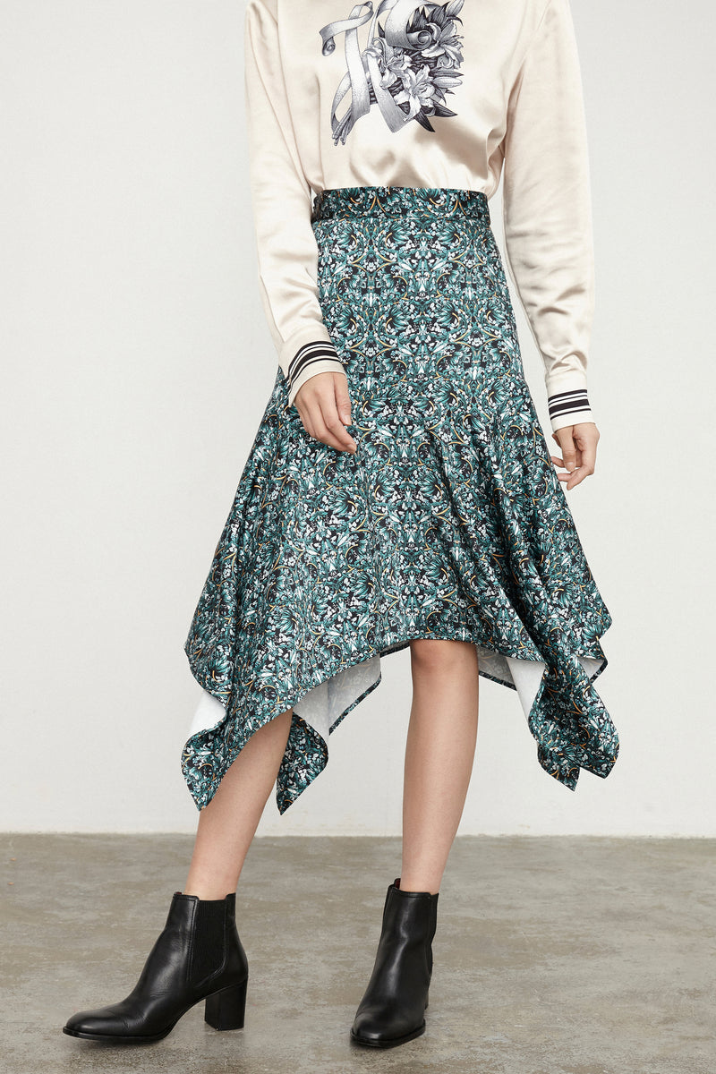 Lily - Jupe - Vert Noirâtre