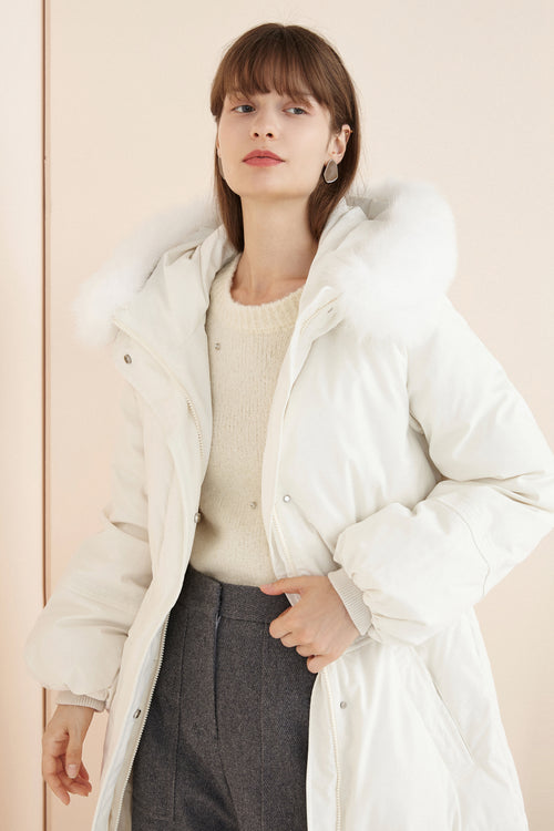 Lily - Doudoune - Blanche