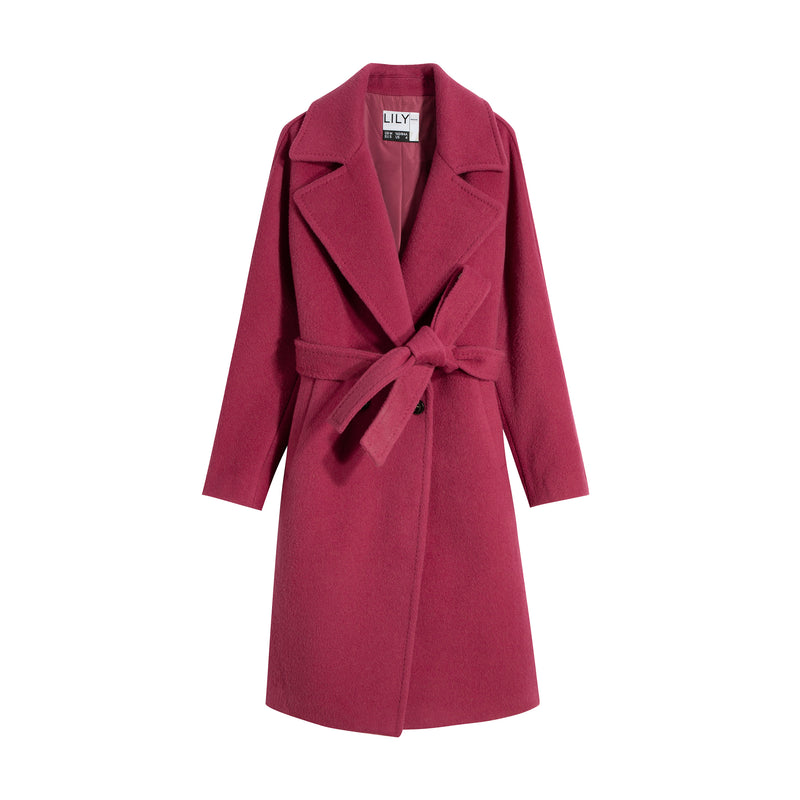 Lily - Manteau - Rouge Prune