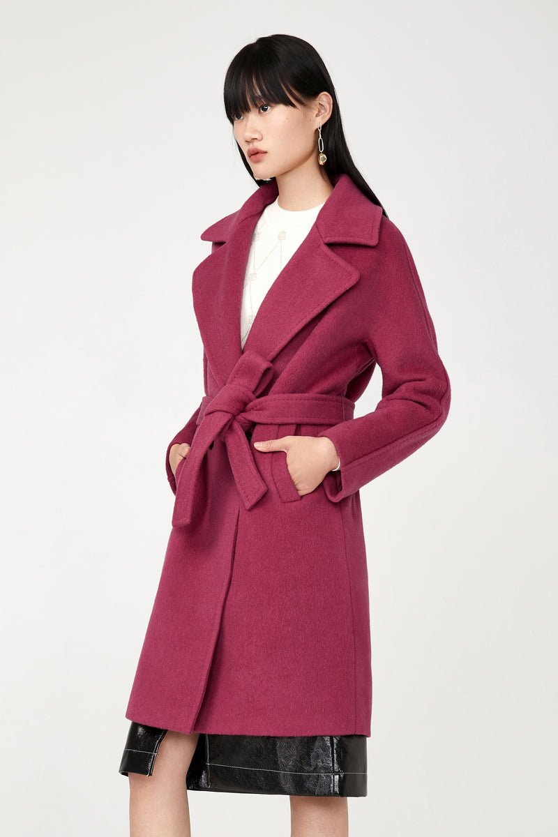 Lily - Manteau - Rouge Prune