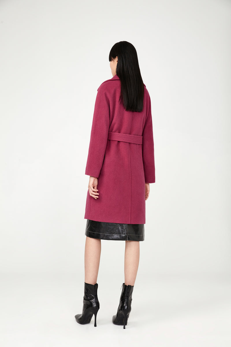 Lily - Manteau - Rouge Prune