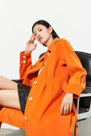 Lys - Manteau - Orange Fluoescéine