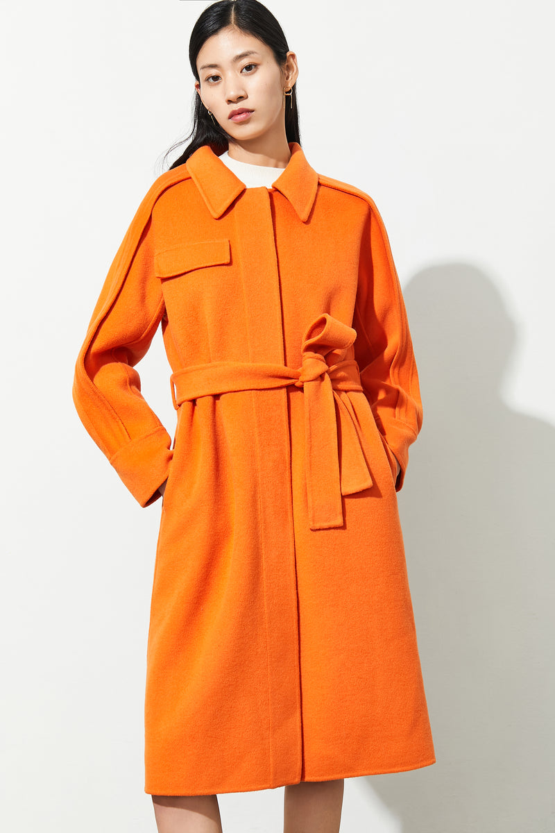 Lys - Manteau - Orange Fluoescéine