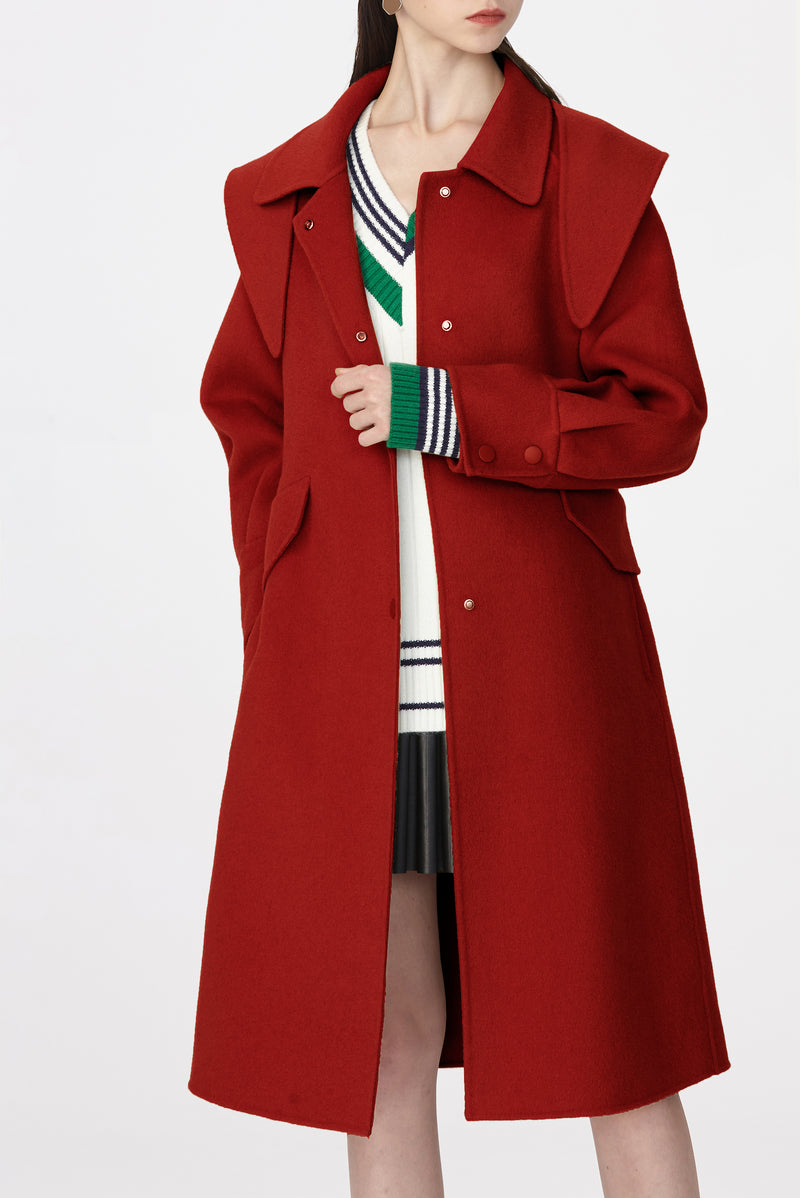 Lily - Manteau - Rouge