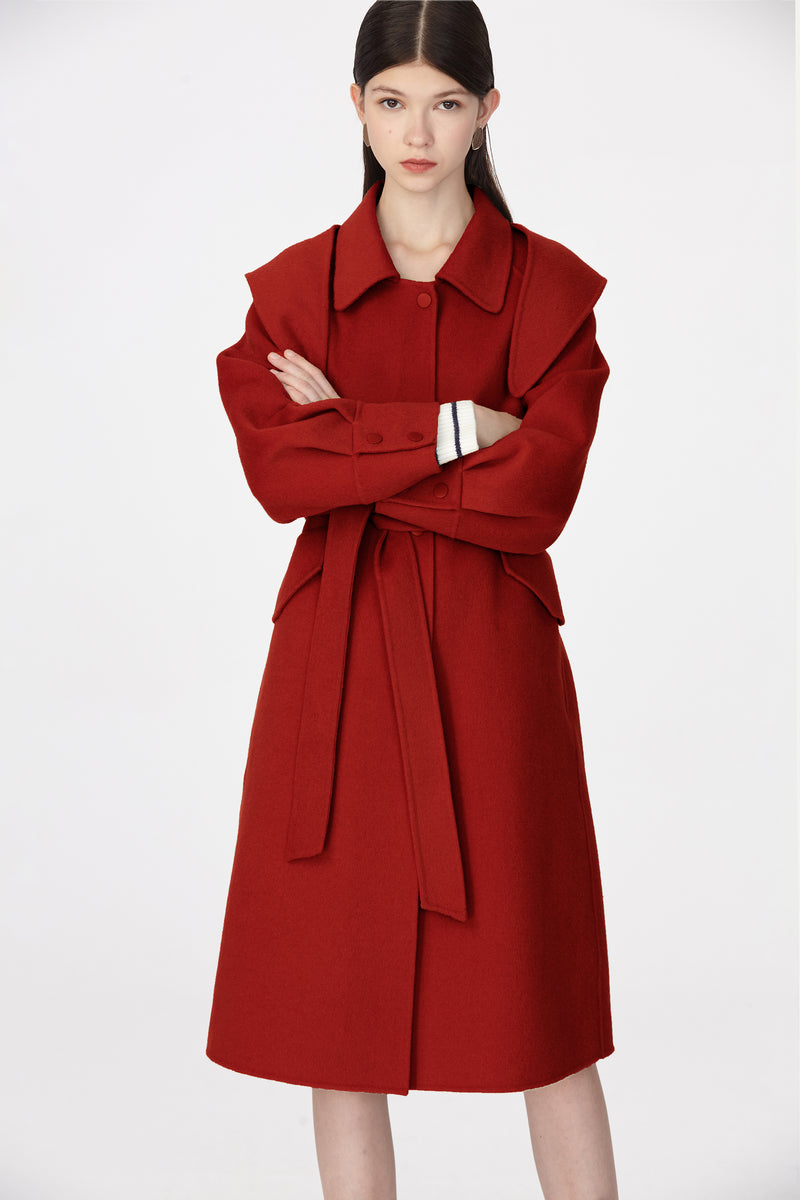 Lily - Manteau - Rouge