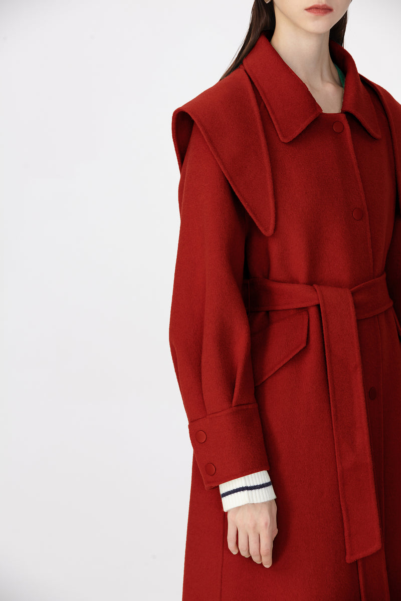 Lily - Manteau - Rouge