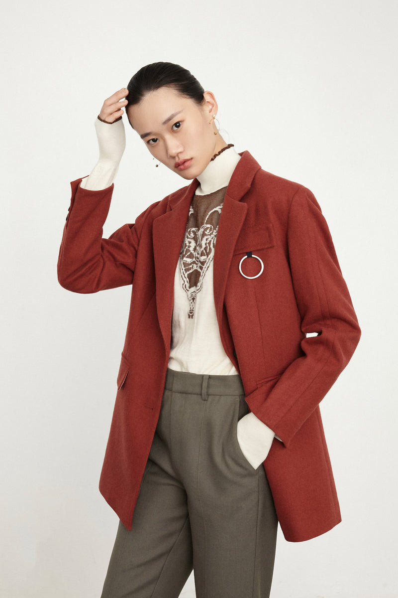 Lily - Costume - Rouge Ocre