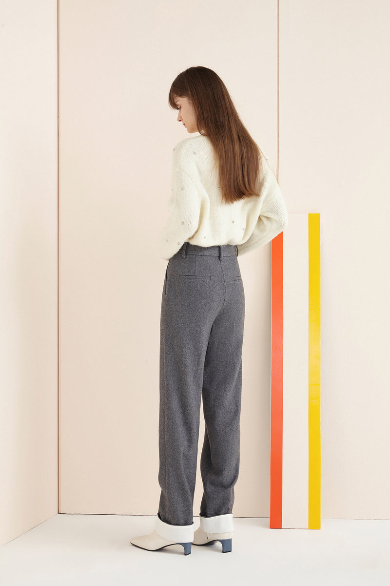 Lily - Pantalon - Gris Clair