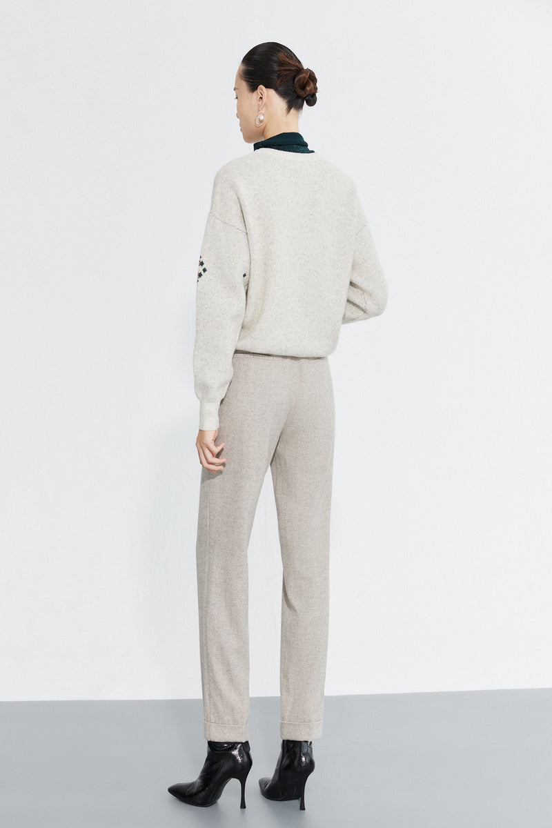 Lily - Pantalon - Blanc Cassé