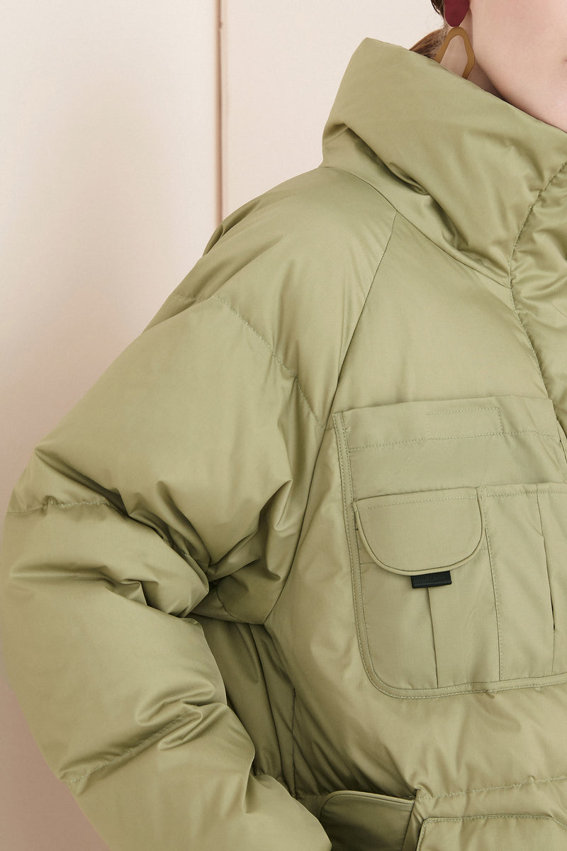 Lily - Doudoune - Vert Moutarde