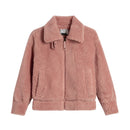 Lily - Manteau De Fourrure - Rose Foncé