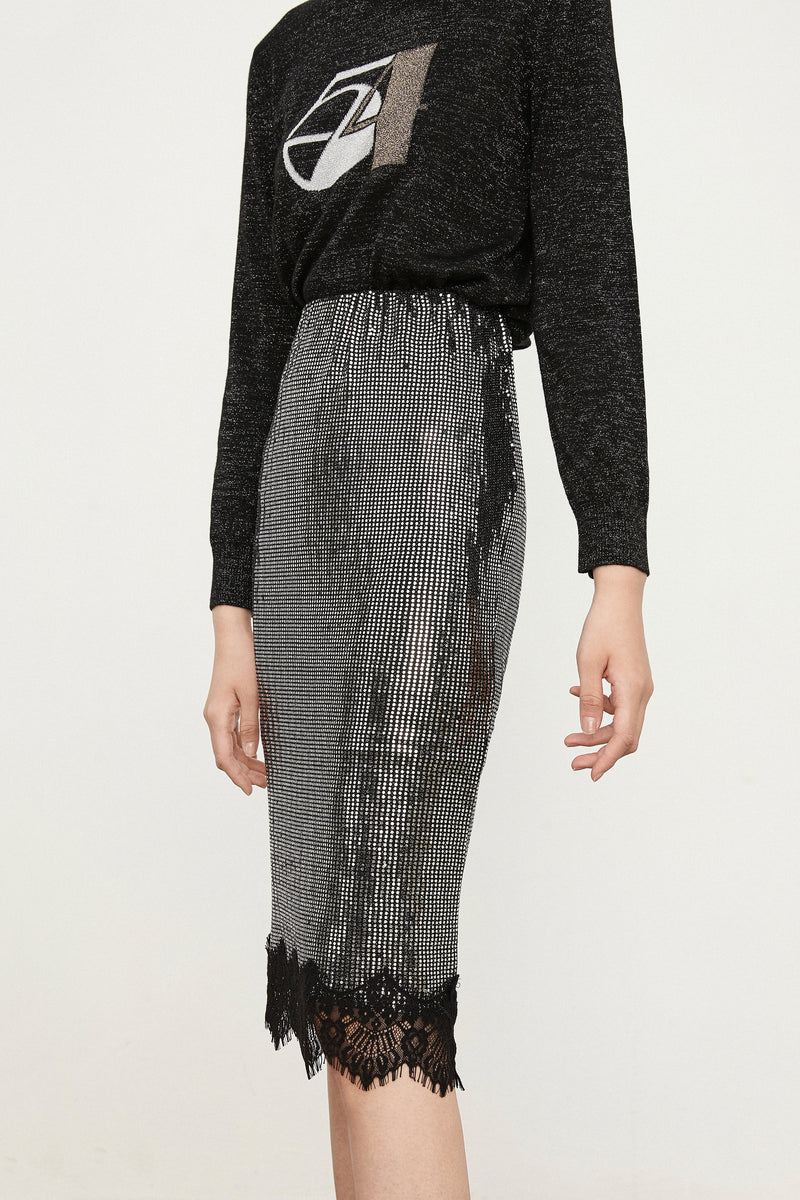 Lily - Jupe - Argent Clair