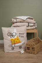 Isidore - Bed Set 2 Pillowcases - Printed Cotton