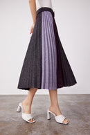 Lily - Jupe - Gris Clair À Moyen