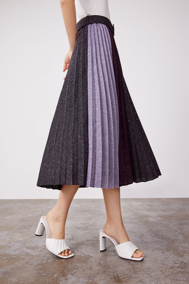 Lily - Jupe - Gris Clair À Moyen