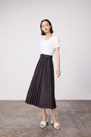 Lily - Jupe - Gris Clair À Moyen