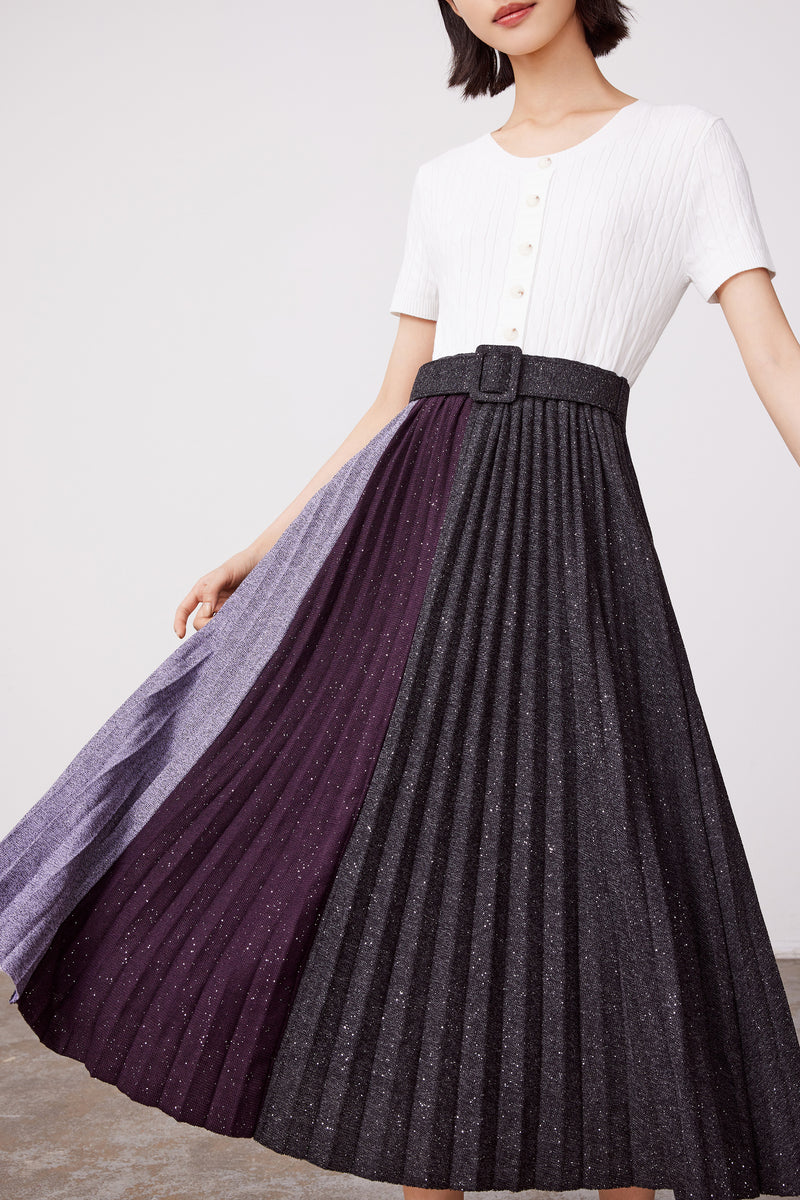 Lily - Jupe - Gris Clair À Moyen