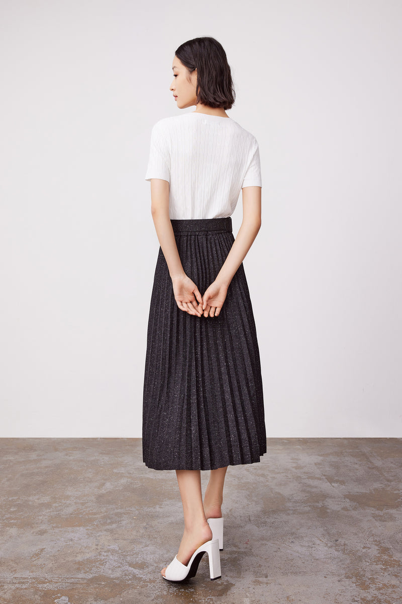 Lily - Jupe - Gris Clair À Moyen