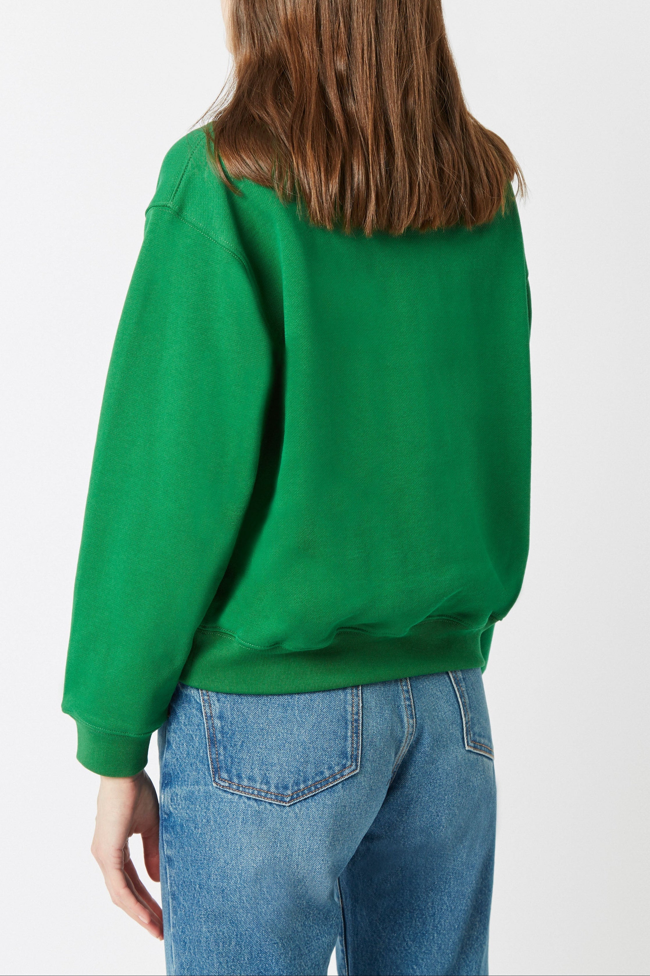 Sudadera Louismidnight Molleton - jersey VERDE PRADERA
