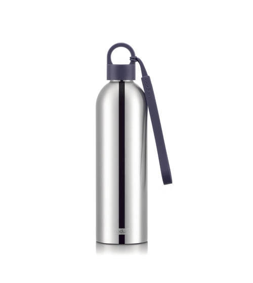 Botella de agua de acero inoxidable con aislamiento Melior - Azul marino