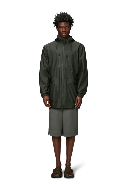 Veste Cargo Long Jacket W3 - Green - Mixte