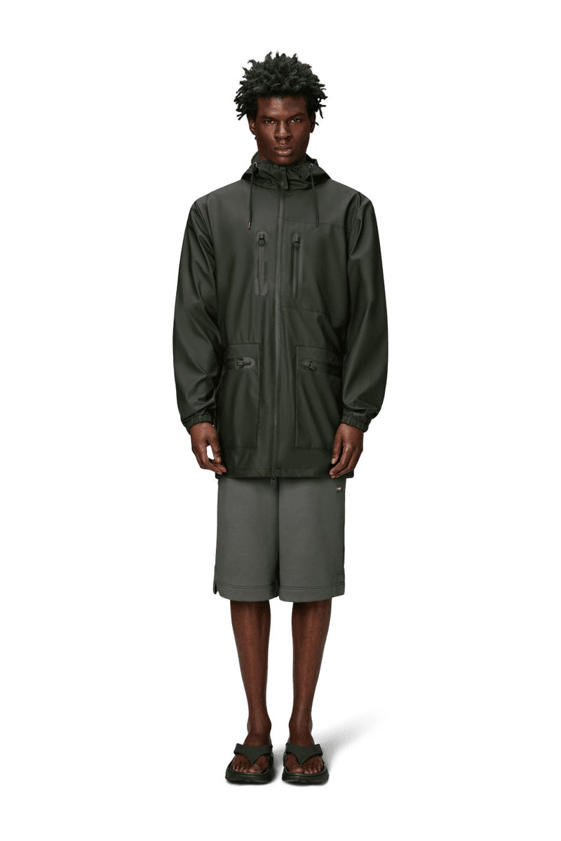 Veste Cargo Long Jacket W3 - Green - Mixte