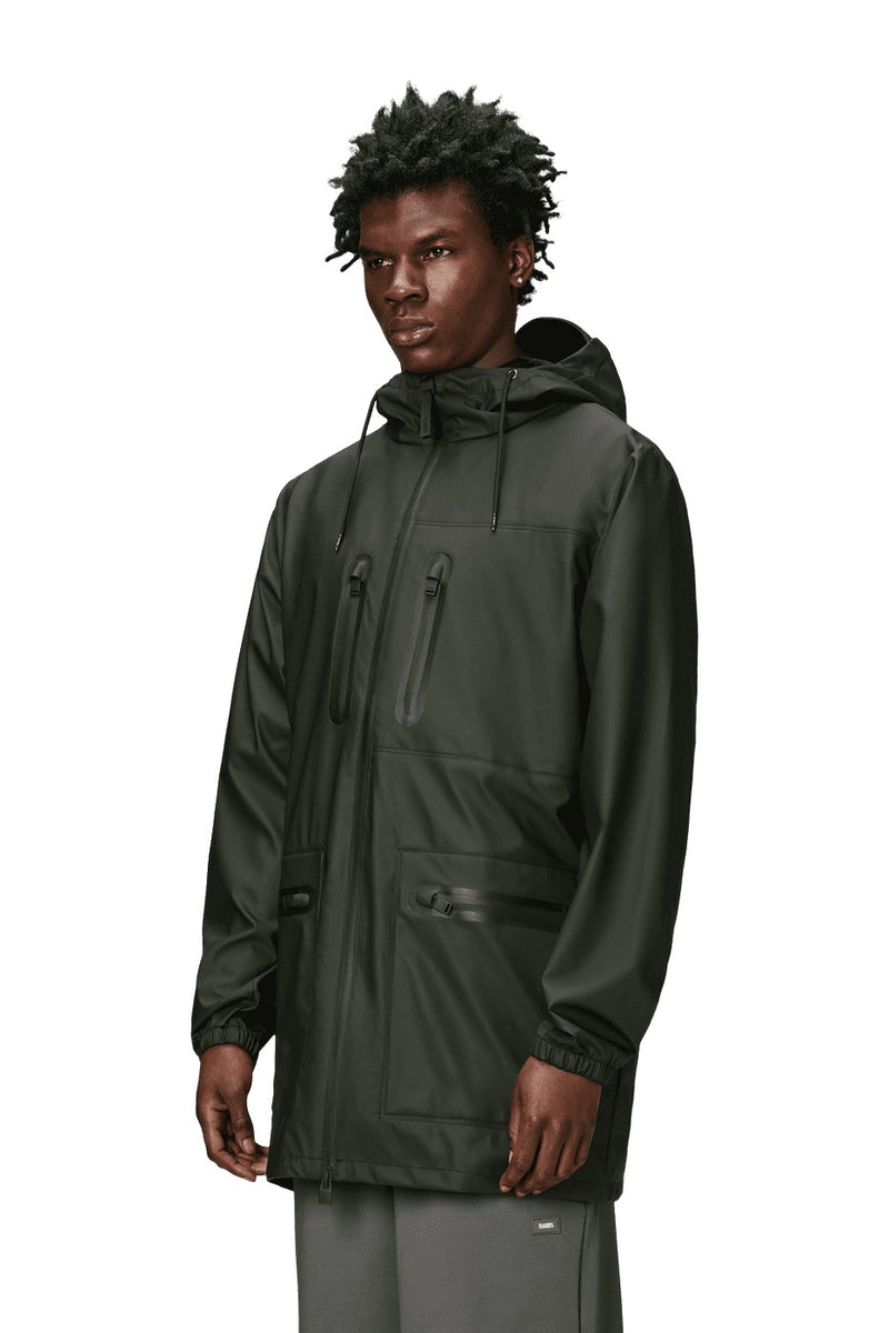 Veste Cargo Long Jacket W3 - Green - Mixte