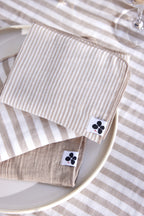 Romie - Table Napkin - Yarn-Dyed Woven Cotton Gauze - String