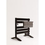 Warm Towel Mini - Porte-Serviette Électrique 150W Avec Pieds + Étagère - Noir