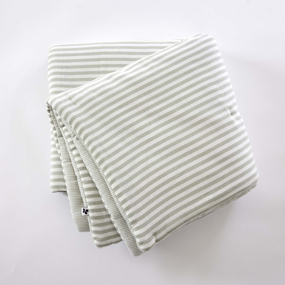 Romie - Sänglöpare - Garnfärgad bomullsmuslin - Eucalyptus