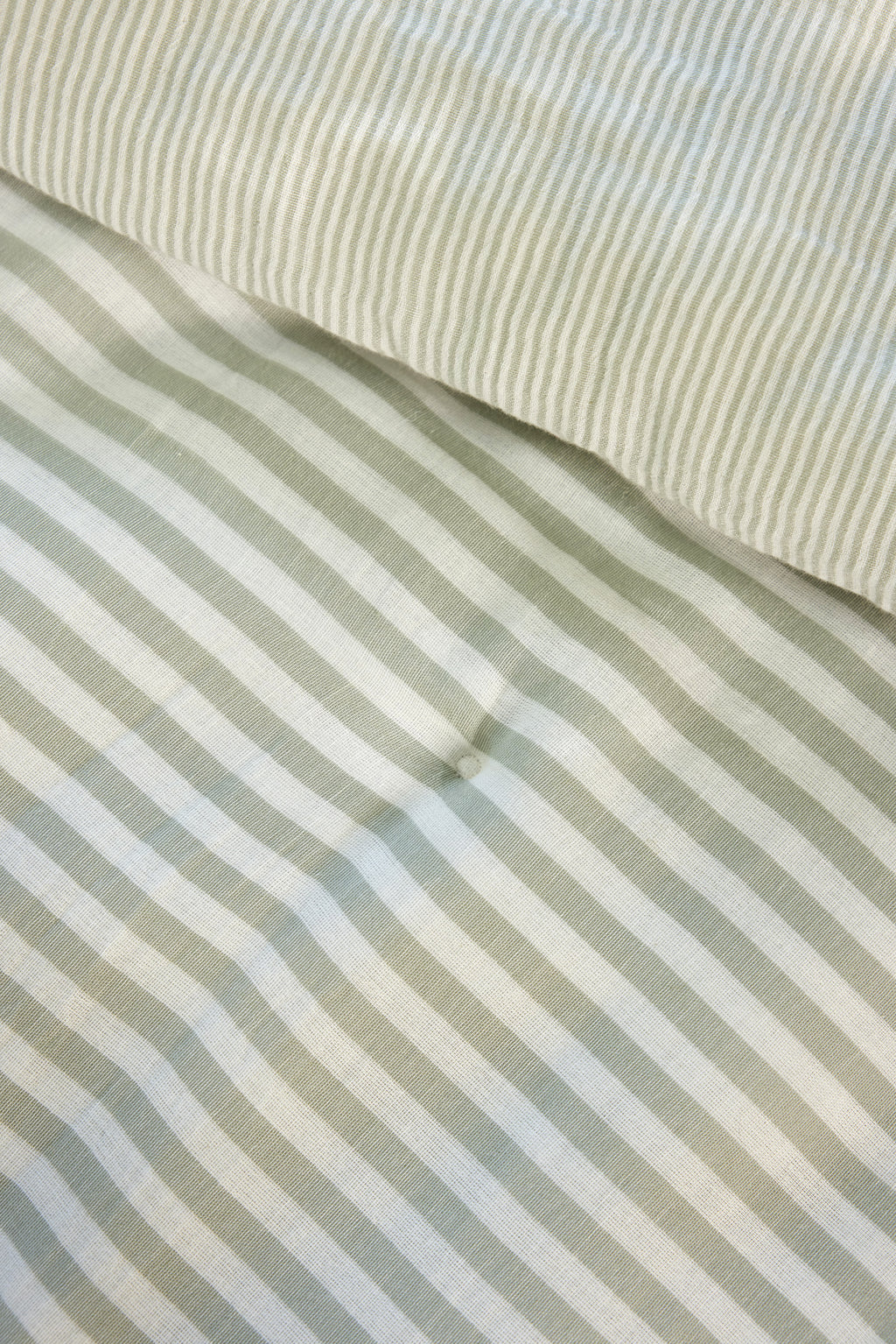 Romie - Sänglöpare - Garnfärgad bomullsmuslin - Eucalyptus