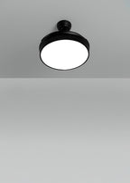 Wind Clear - Ventilateur De Plafond 40W Silencieux À Pales Rétractables Avec Éclairage Led - Noir