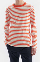 T-Shirt Txalupa Ls - White/Orange - Homme