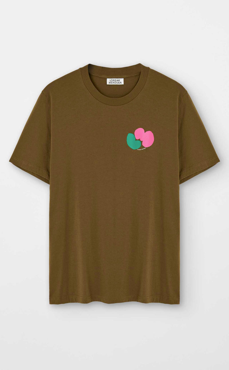 T-Shirt Chewing Dot - Brown - Homme