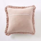Romie - Coussin - Gaze De Coton Tissée Teinte - Abricot