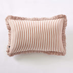 Romie - Coussin - Gaze De Coton Tissée Teinte - Abricot