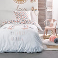 Happy - HC1 Patterned Bedding Set 4.2 - Chalk