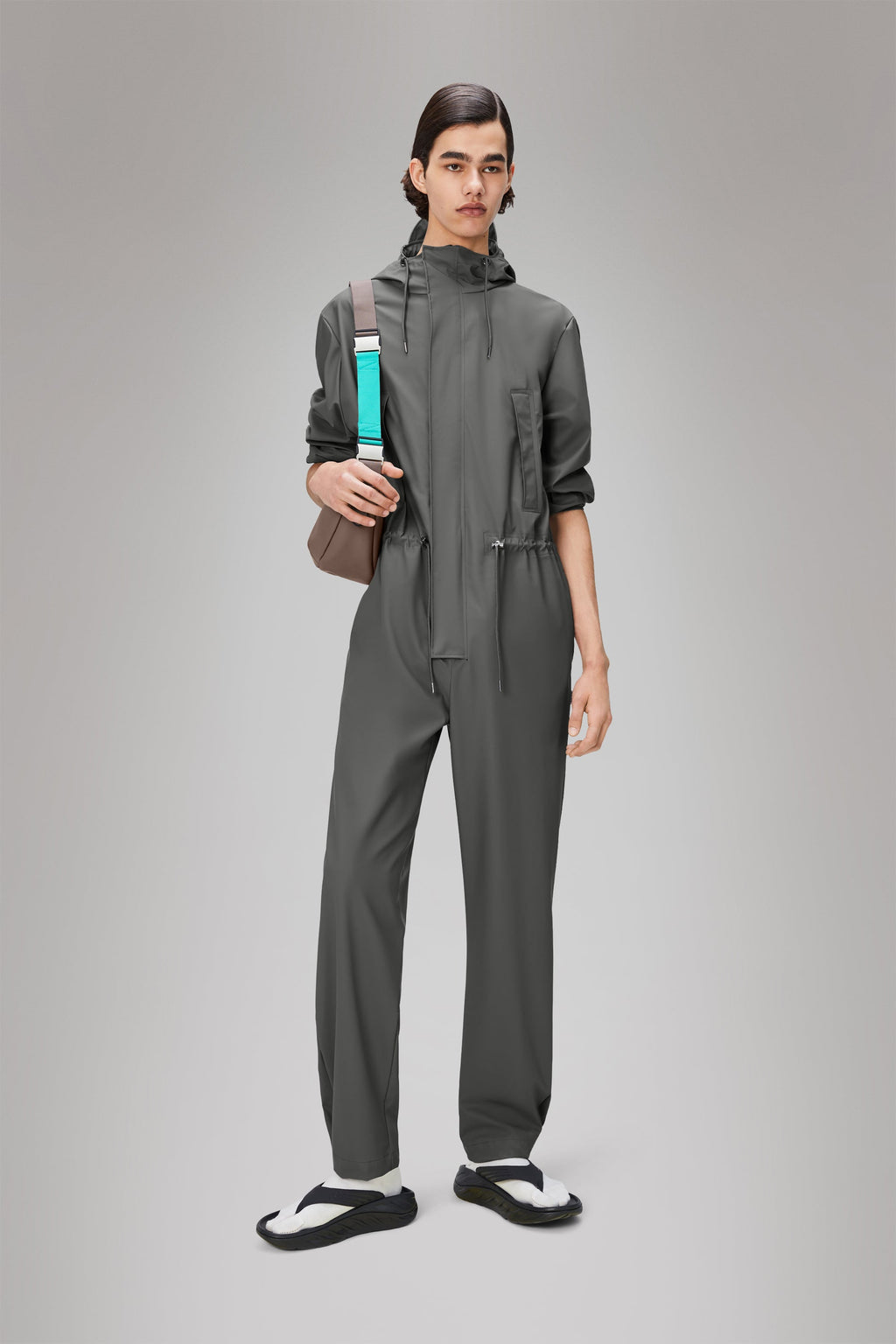 Regular W3 Rain Suit - Grey - Unisex