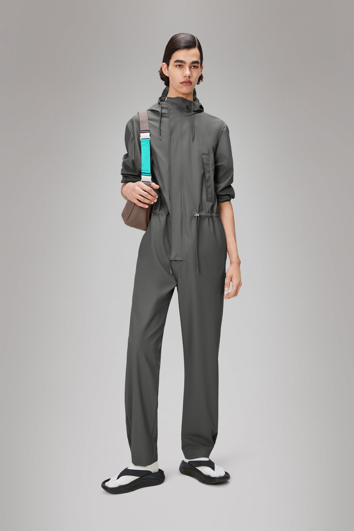 Regular W3 Rain Suit - Grey - Unisex