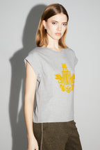 T-Shirt Robbie Blason Yellow Fabriqué Au Portugal