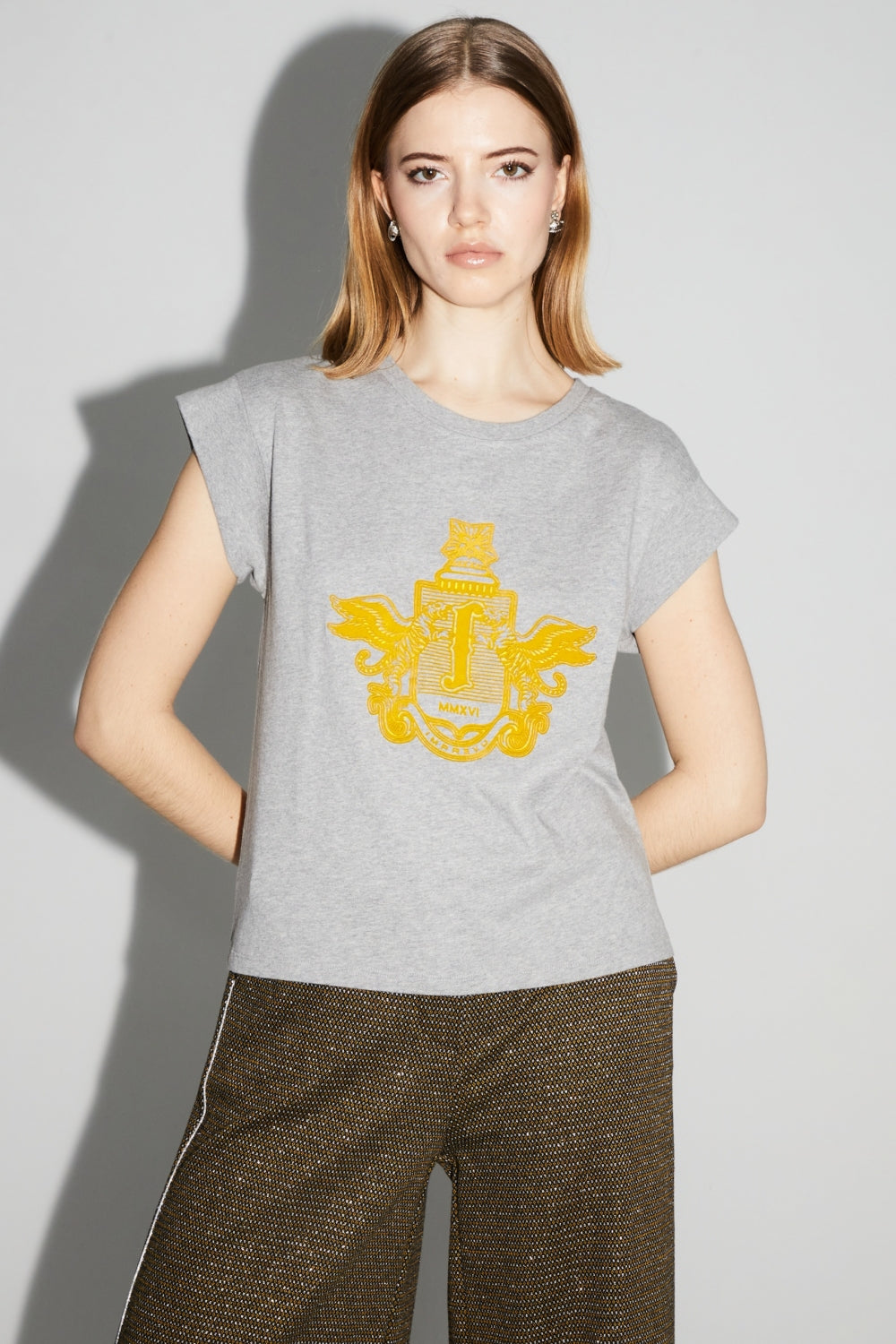 T-Shirt Robbie Blason Yellow Fabriqué Au Portugal