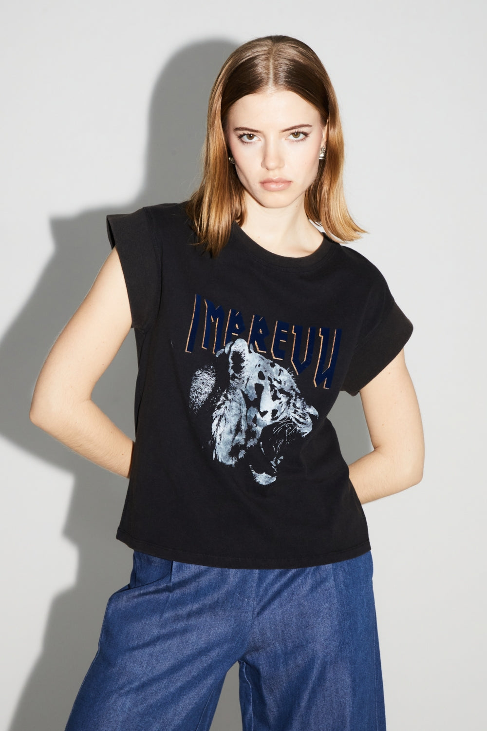 Le Sweatshirt Eddie Broderie Leo Black
