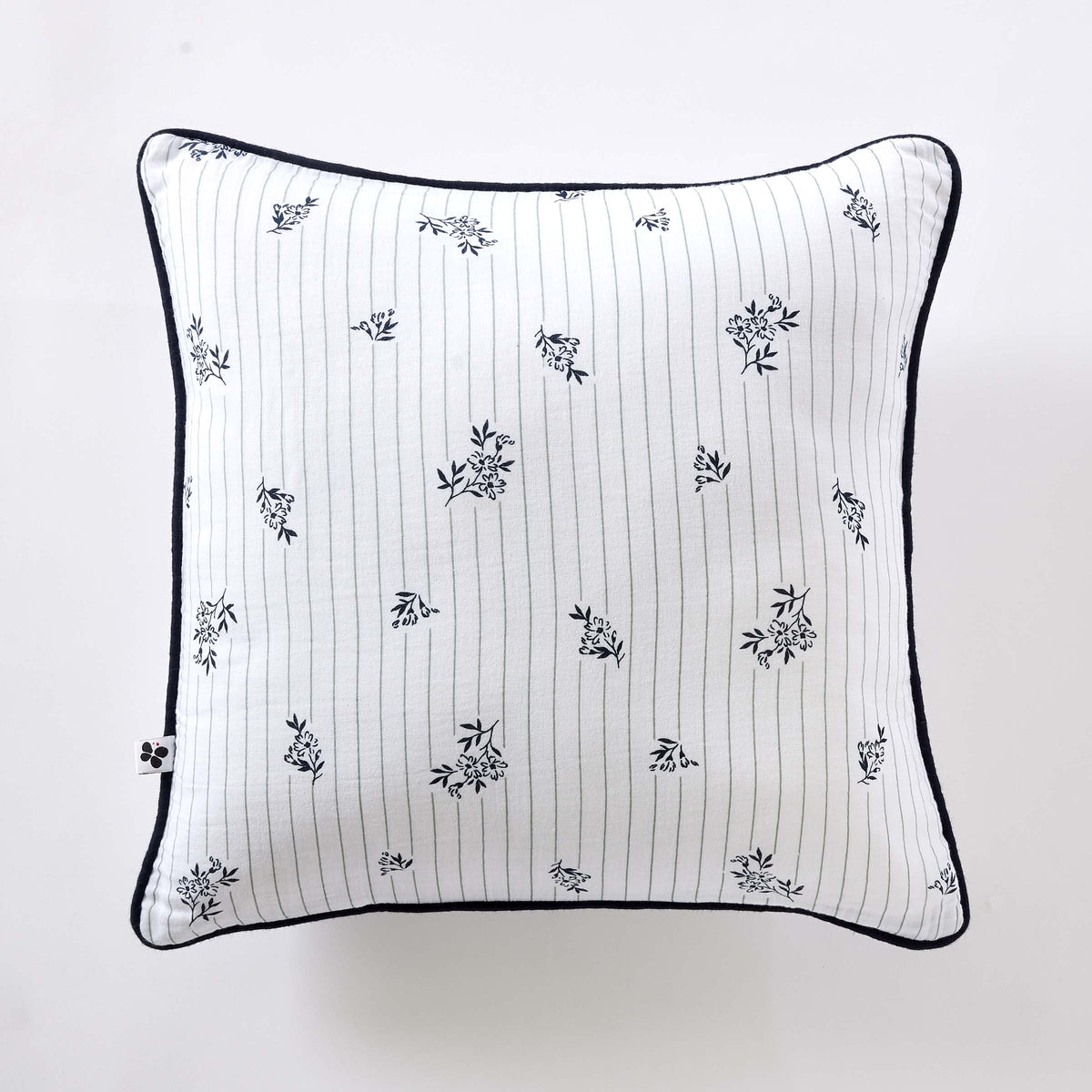 Eleonore - Coussin - Gaze De Coton Imprimée