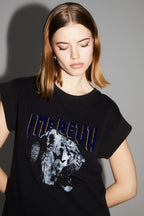 Le Sweatshirt Eddie Broderie Leo Black
