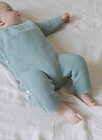 Combinaison En Coton Petits Chats - Bleu Danube