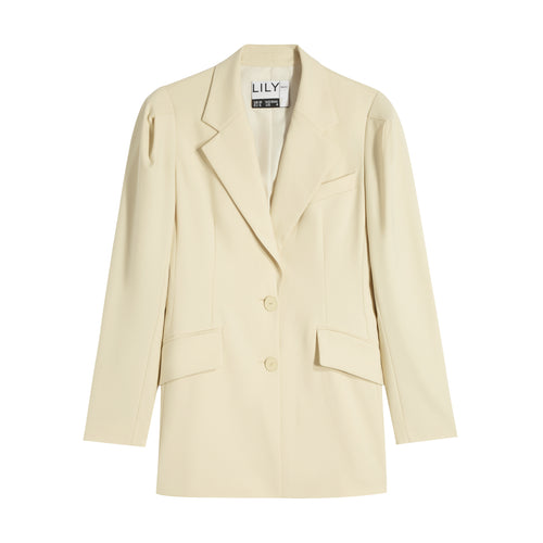 Lily - Blazer - Jaune Crème