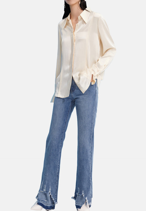 Lily - Chemise - Jaune Pâle